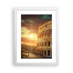 Plakat w białej ramie - Kolosalne wrażenie - 30x40 cm