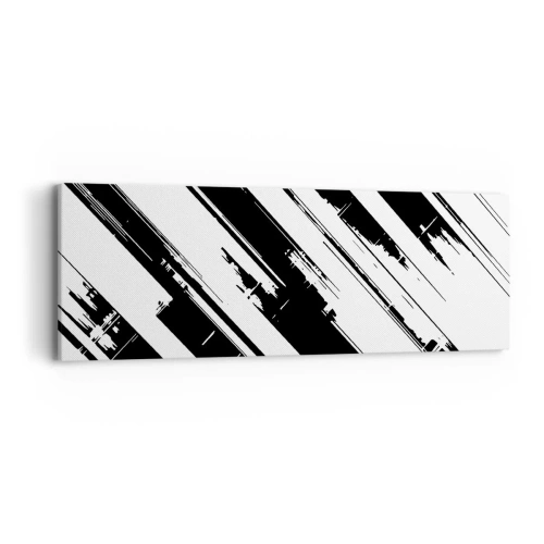 Obraz na płótnie - Kompozycja intensywna i dynamiczna - 90x30 cm