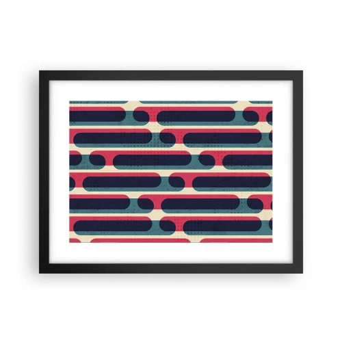 Plakat w czarnej ramie - W głąb i do przodu - 40x30 cm