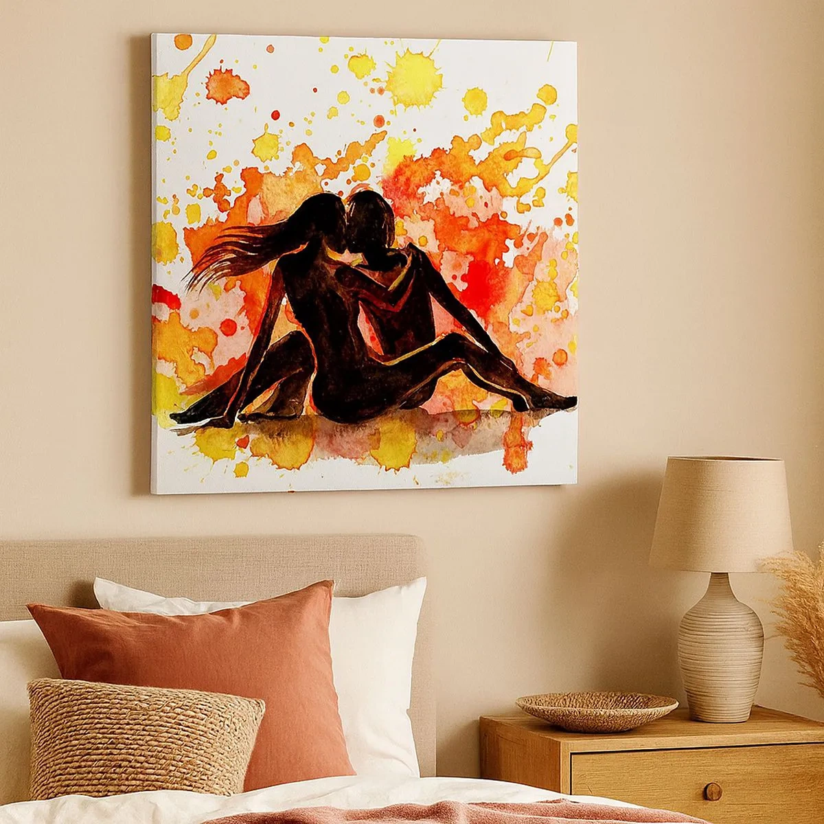 Obraz na płótnie - I stała się światłość - 30x30 cm