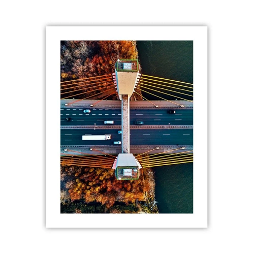 Plakat - ZA wodami, za lasami - 40x50 cm