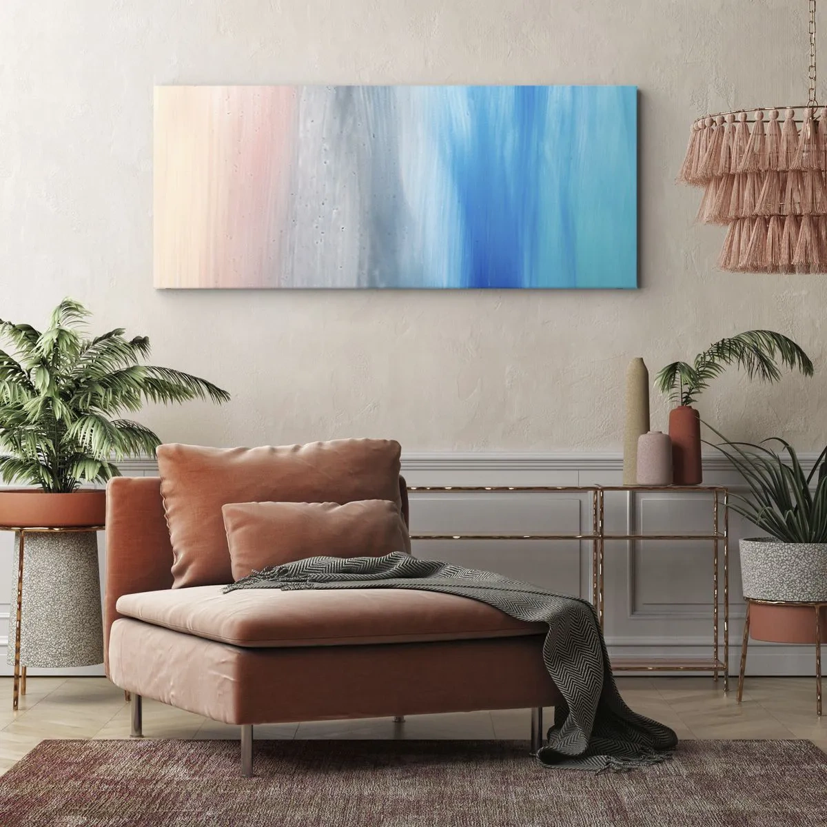 Obraz na płótnie - Żywioły: powietrze - 100x40 cm