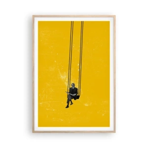 Plakat w ramie jasny dąb - Dzień jak co dzień - 70x100 cm