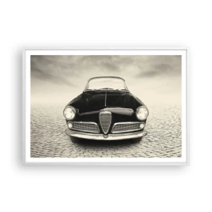 Plakat w białej ramie - I jak mnie nie kochać? - 100x70 cm