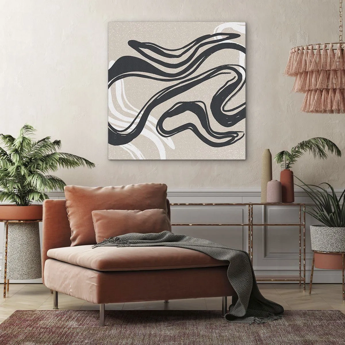 Obraz na płótnie - Ekspresja zwielokrotniona - 60x60 cm