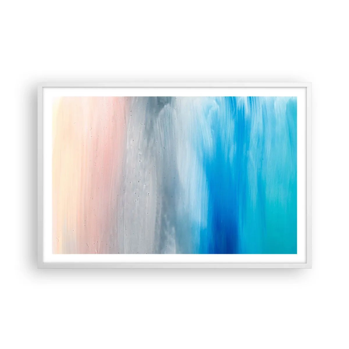 Plakat w białej ramie - Żywioły: powietrze - 91x61 cm