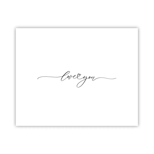 Plakat - Czarno na białym - 50x40 cm