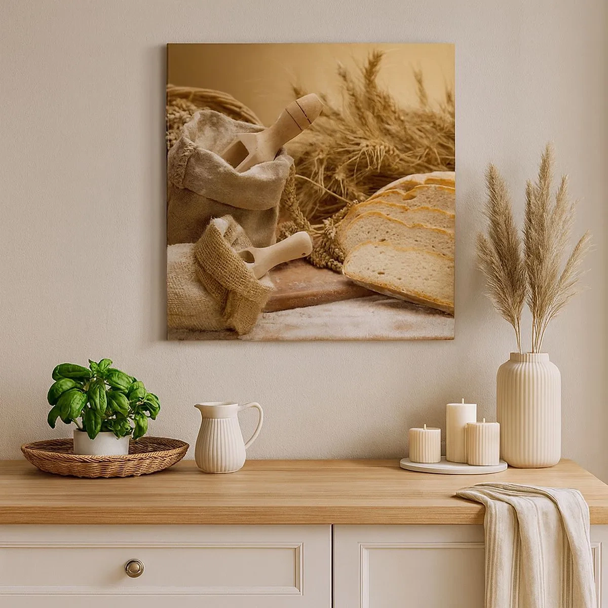 Obraz na płótnie - Jak nożem uciął - 30x30 cm