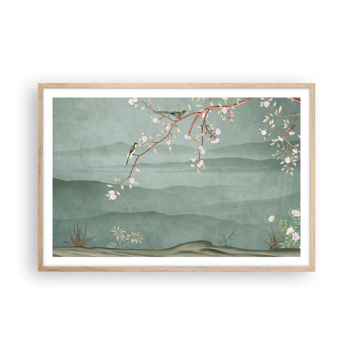 Plakat w ramie jasny dąb - Wiosna, ach, to ty - 91x61 cm