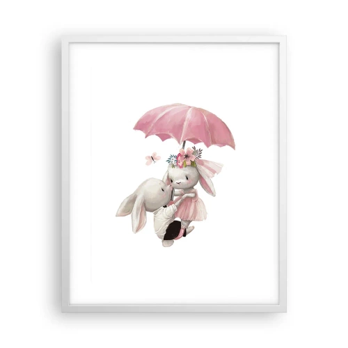 Plakat w białej ramie - To właśnie miłość - 40x50 cm