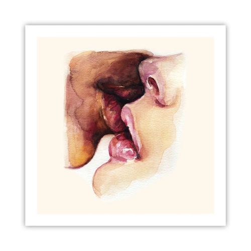 Plakat - Jak noc i dzień, ziemia i niebo - 60x60 cm