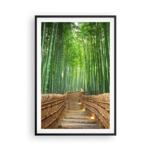 Plakat w czarnej ramie - Esencja azjatyckiej natury - 61x91 cm