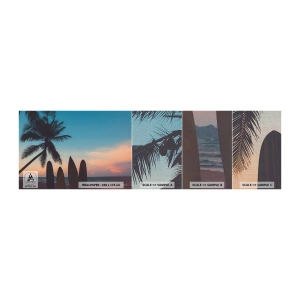 Fototapeta Próbka Premium Canvas - Jutro też będzie zabawa - Krajobraz, Surfing, Morze - 100x30 cm