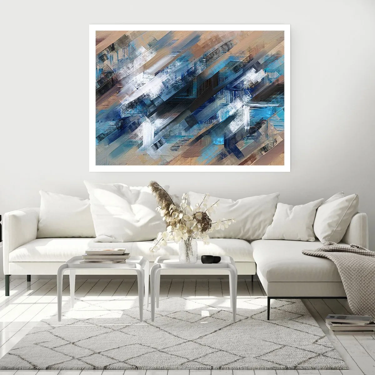 Plakat - Po błękitnym skosie - 70x50 cm