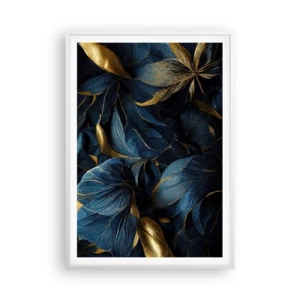 Plakat w białej ramie - Złotem podszyte - 70x100 cm