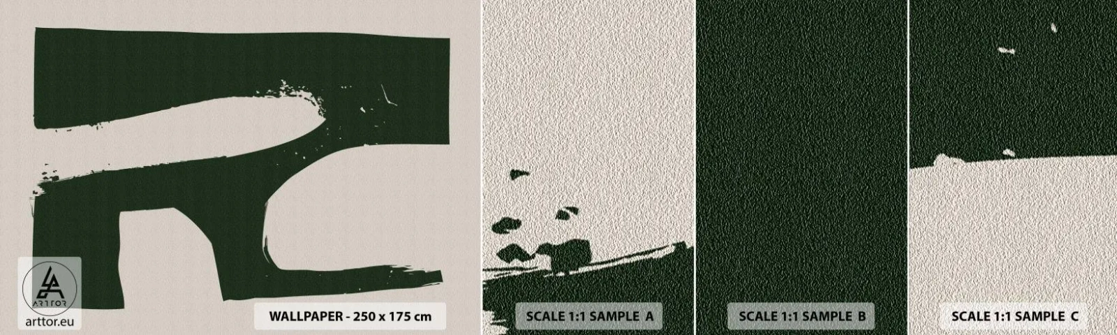 Fototapeta Próbka Standard Eco - Zatoki bieli - Boho, Minimalizm, Kształt - 100x30 cm