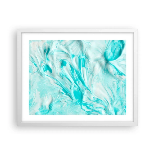 Plakat w białej ramie - Na zawsze razem - 50x40 cm