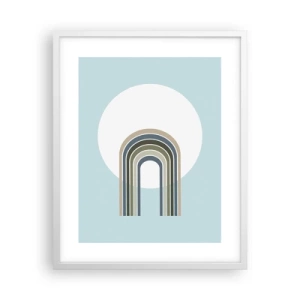 Plakat w białej ramie - Nieodparte przyciąganie - 40x50 cm