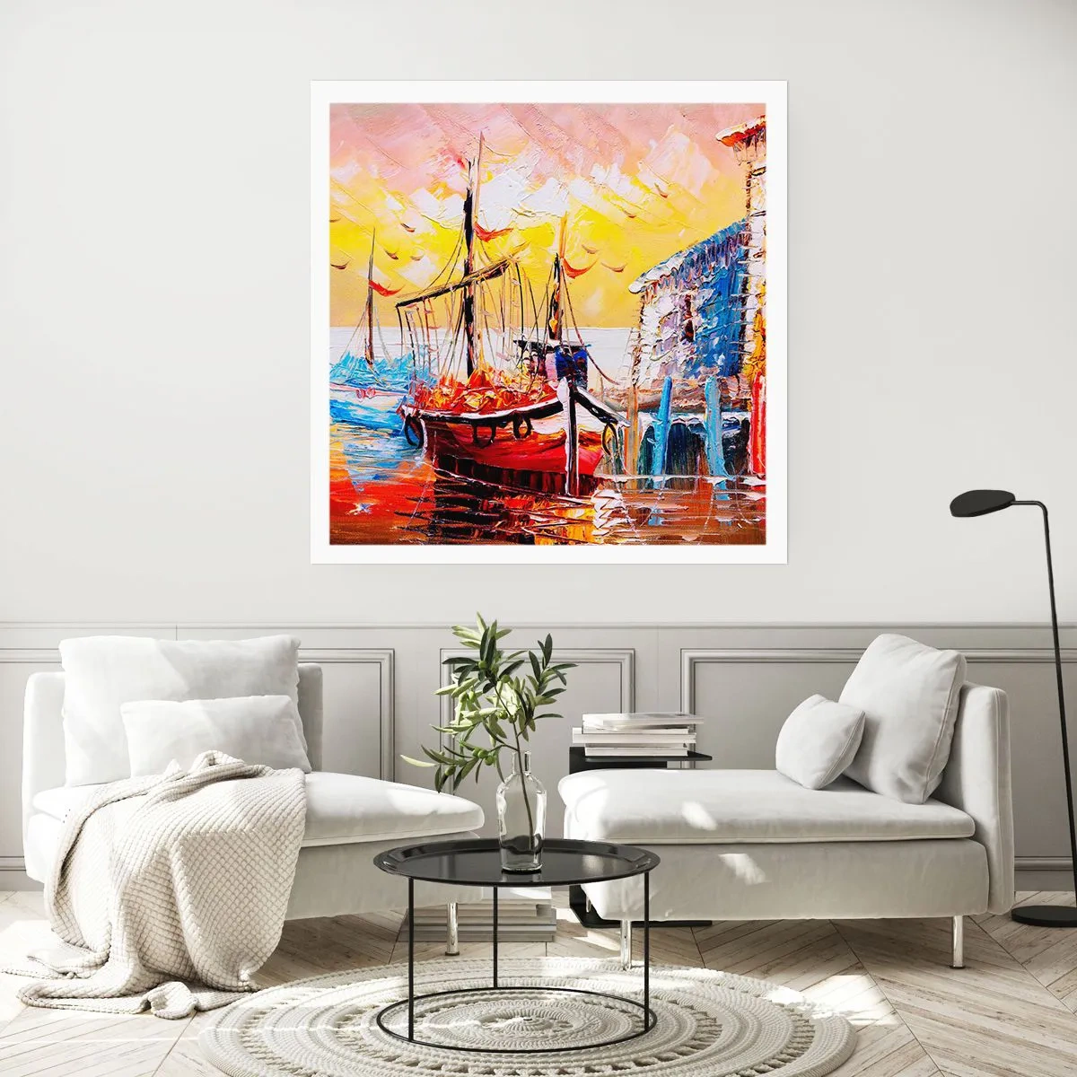 Plakat - Szczęśliwy powrót - 50x50 cm