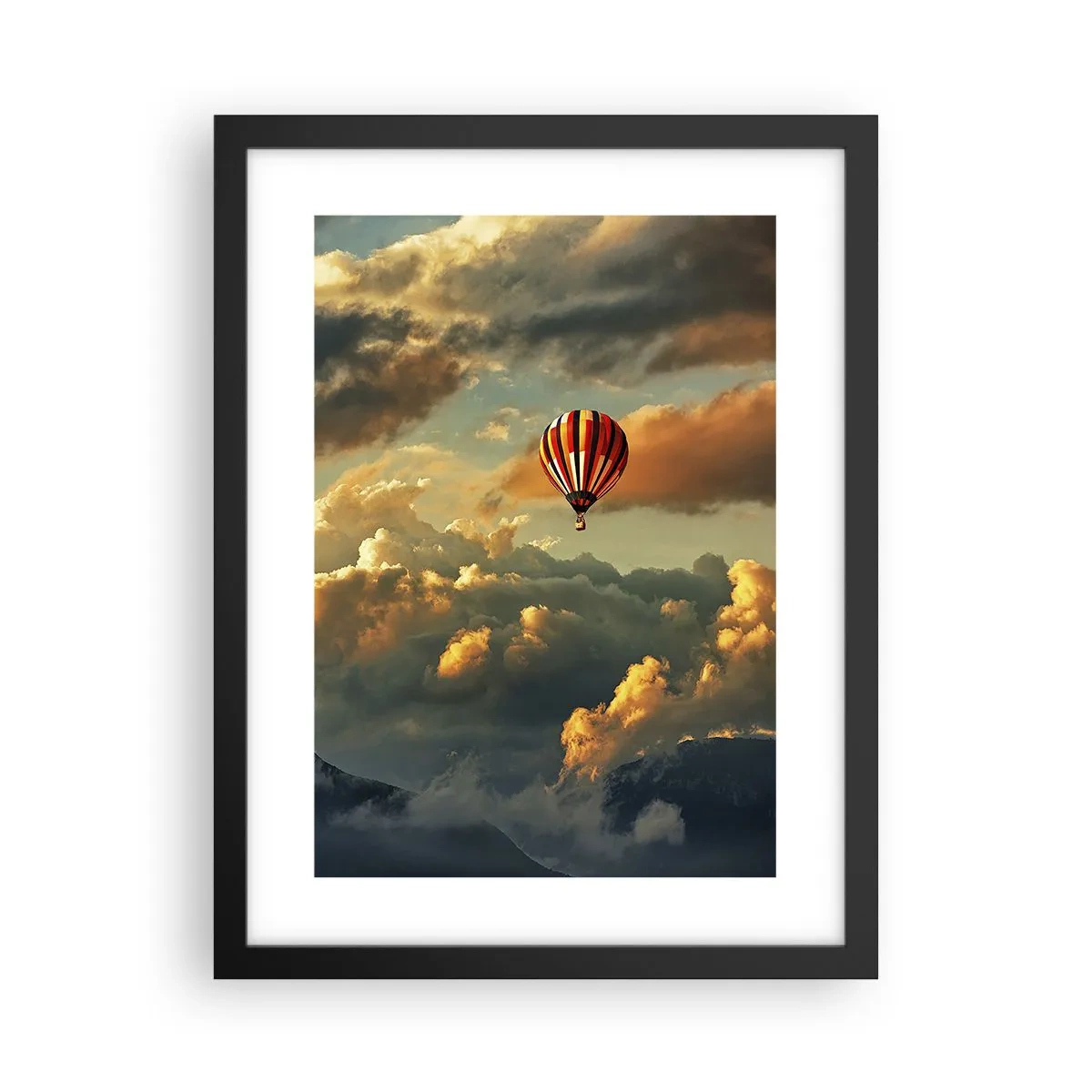 Plakat w czarnej ramie - Lecę, bo chcę - 30x40 cm