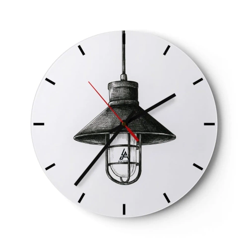 Zegar ścienny - Jak przed laty… - 40x40 cm