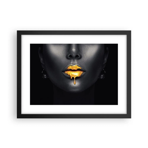 Plakat w czarnej ramie - Złotousta - 40x30 cm