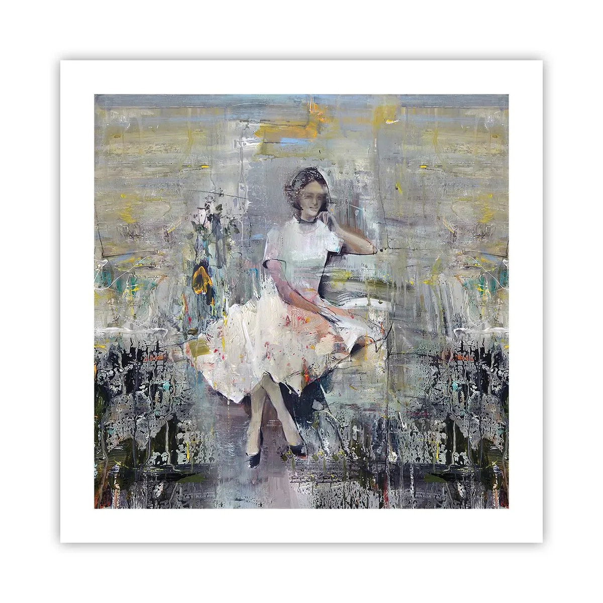 Plakat - Klasyczna i nowoczesna - 50x50 cm