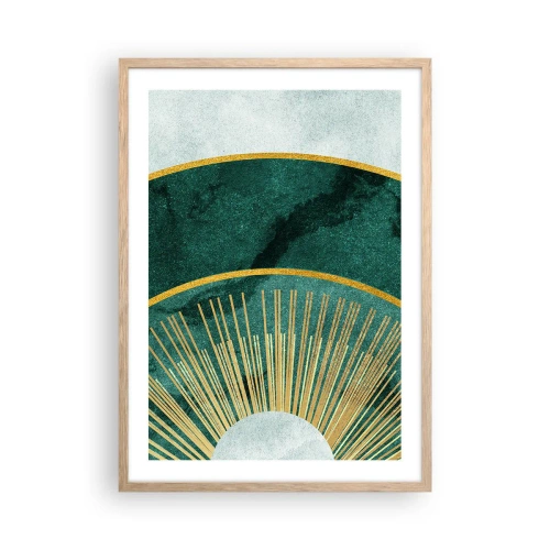 Plakat w ramie jasny dąb - Inny układ słoneczny - 50x70 cm