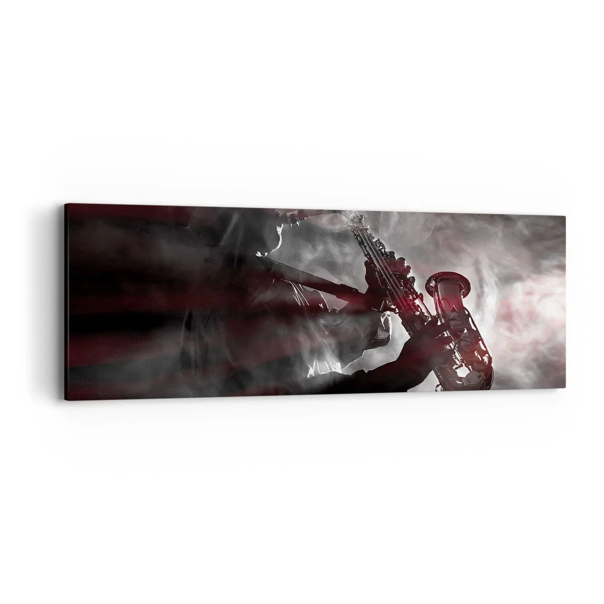 Obraz na płótnie - W oparach jazzu - 90x30 cm