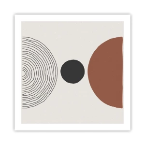 Plakat - W centrum uwagi - 60x60 cm