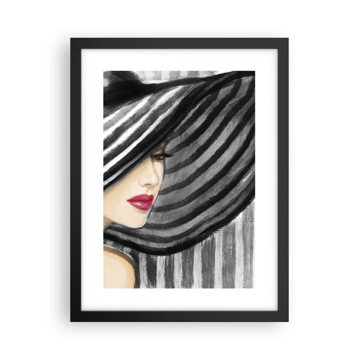 Plakat w czarnej ramie - Gdzie ciebie szukać? - 30x40 cm