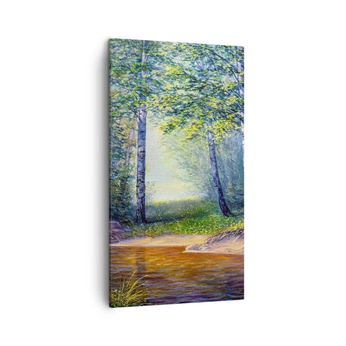 Obraz na płótnie - Sielankowa sceneria - 45x80 cm