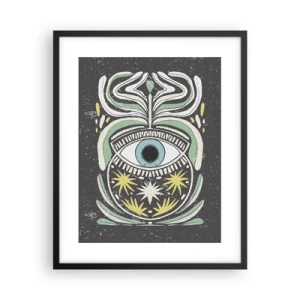 Plakat w czarnej ramie - Plemienne rytuały - 40x50 cm