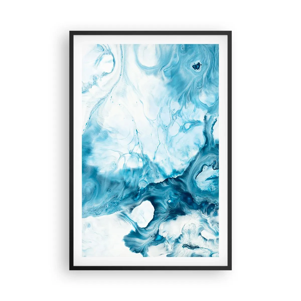 Plakat w czarnej ramie - Koncert błękitu - 61x91 cm