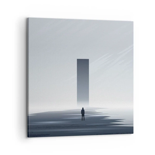 Obraz na płótnie - Szansa czy zagrożenie? - 60x60 cm