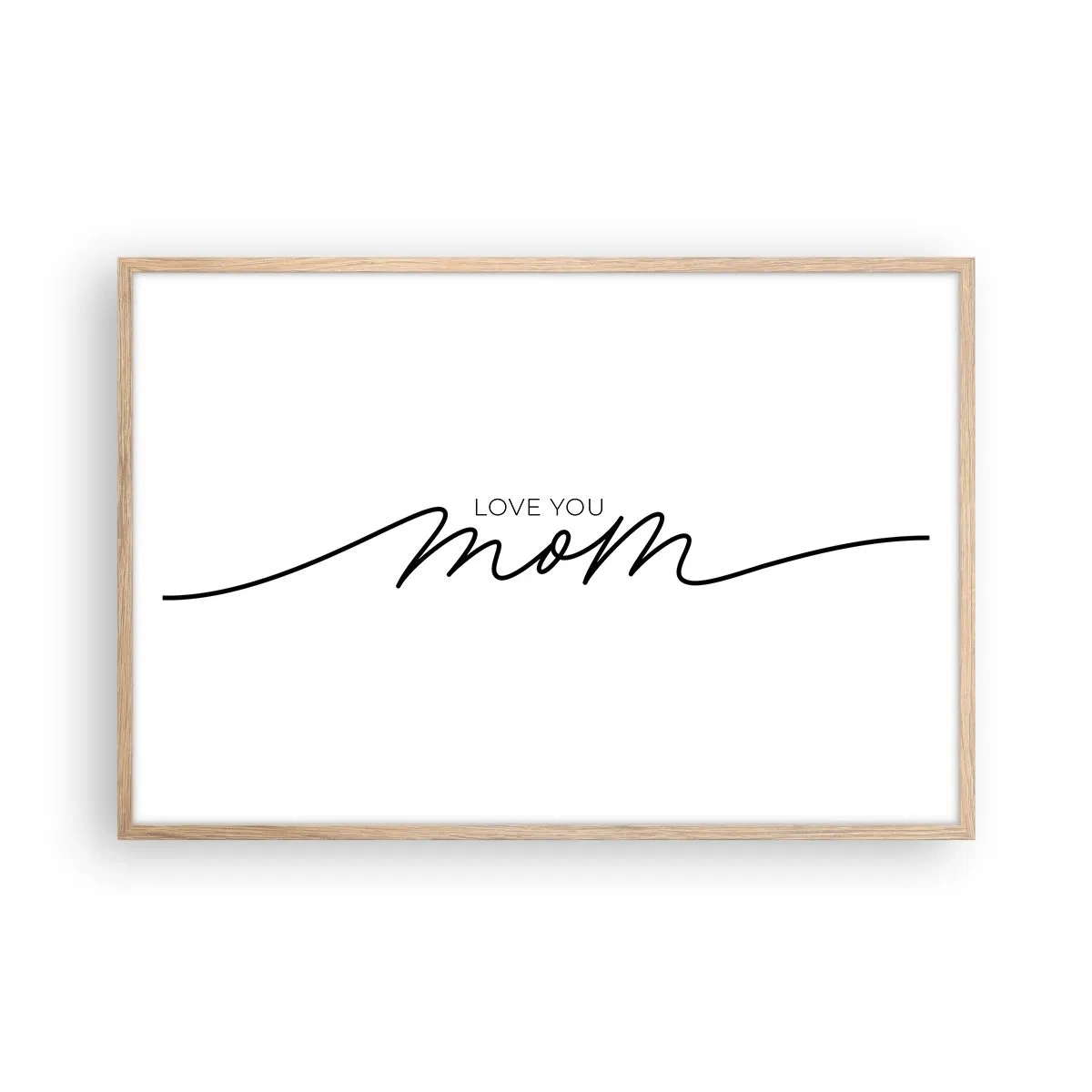 Plakat w ramie jasny dąb - Wielkie wzruszenie - 91x61 cm