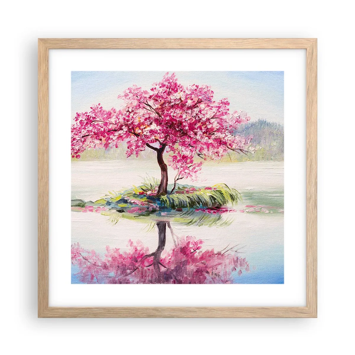 Plakat w ramie jasny dąb - Święto wiosny - 40x40 cm