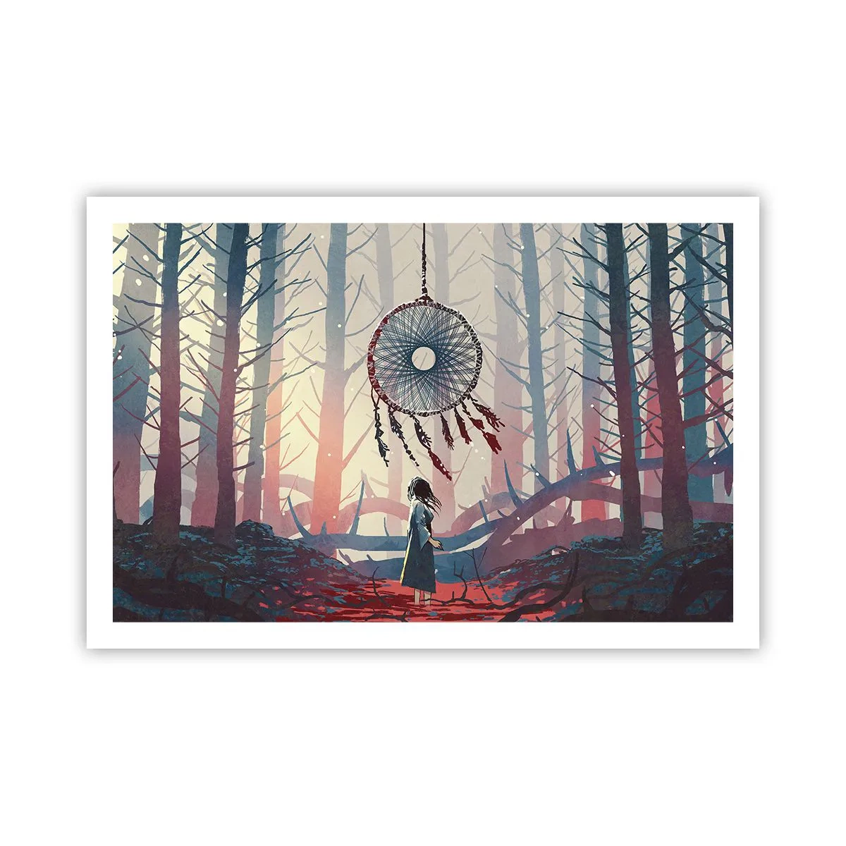 Plakat - Tajemny rytuał szczęścia - 91x61 cm