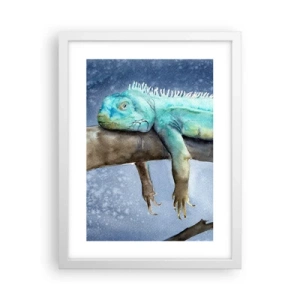 Plakat w białej ramie - Jest dobrze! - 30x40 cm