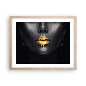 Plakat w ramie jasny dąb - Złotousta - 50x40 cm