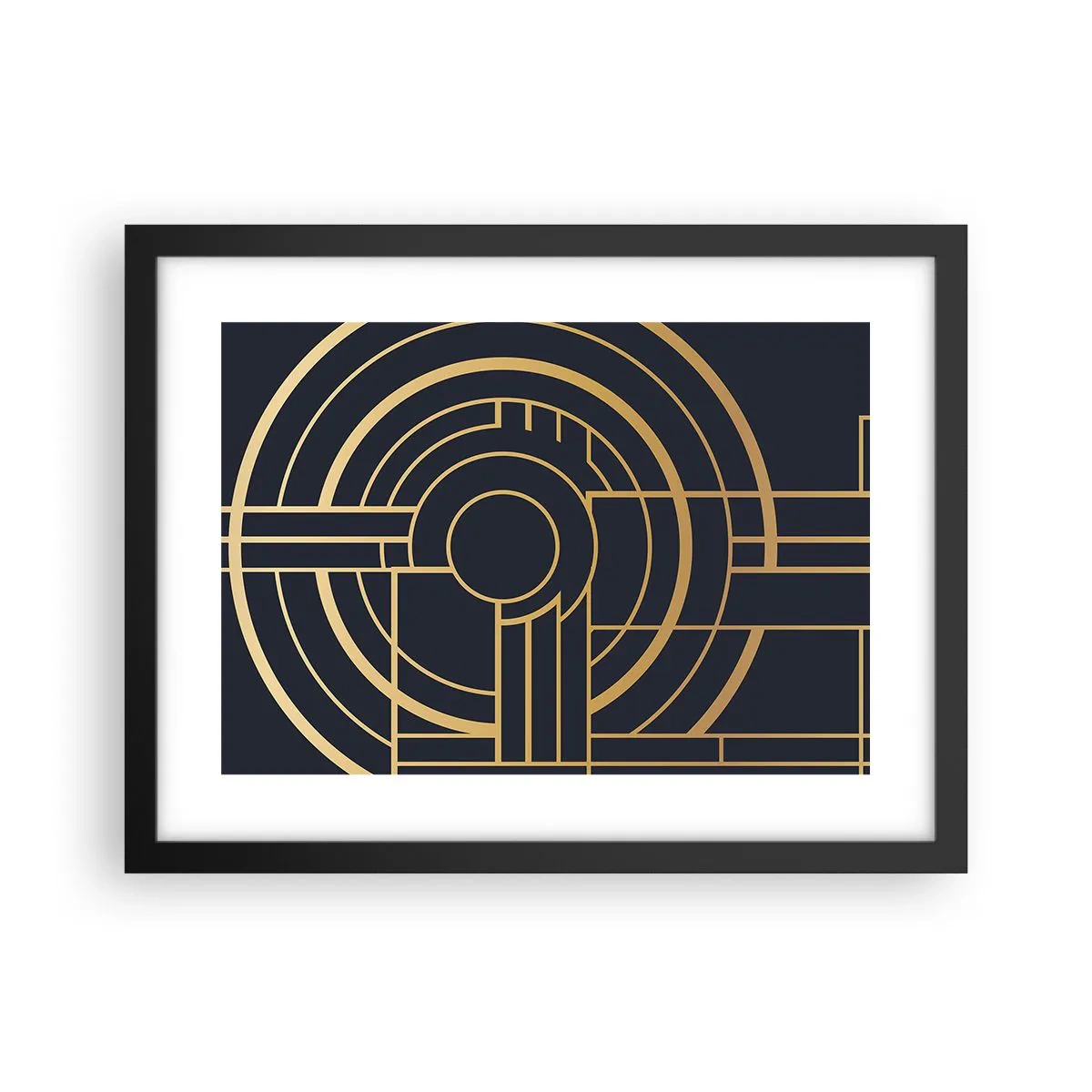 Plakat w czarnej ramie - Obroty rzeczy - 40x30 cm