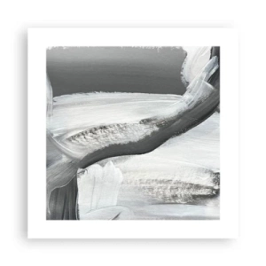 Plakat - Zdecydowanym ruchem - 40x40 cm