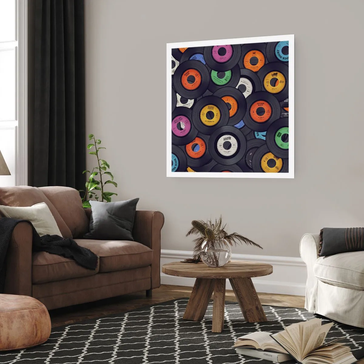 Plakat - Kolory klasyki - 50x50 cm