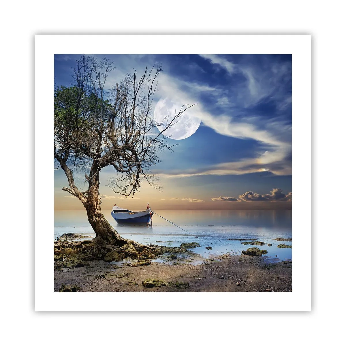 Plakat - To koniec czy początek? - 50x50 cm