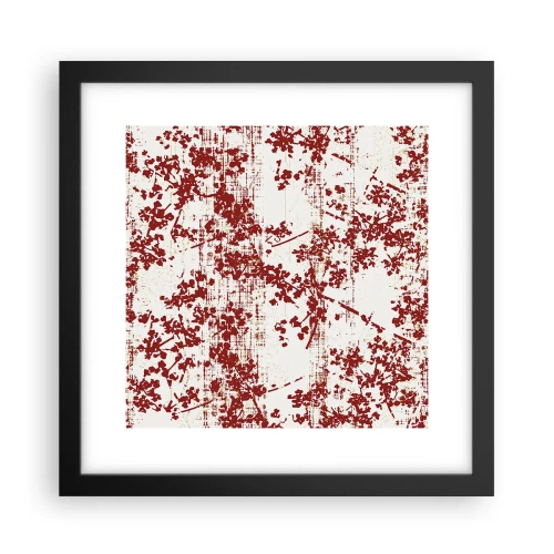 Plakat w czarnej ramie - Jak dawny perkalik - 30x30 cm