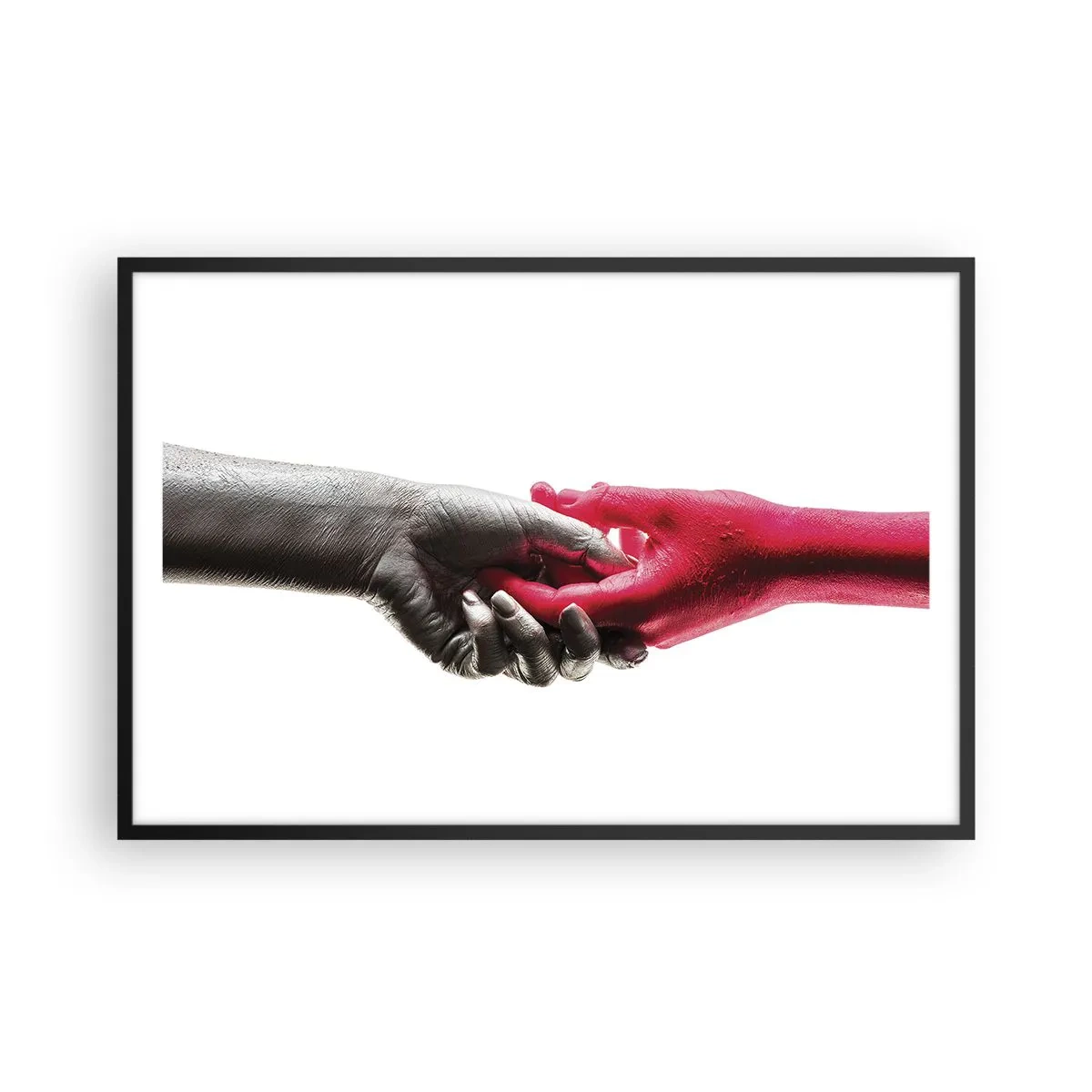 Plakat w czarnej ramie - Razem, choć inni - 91x61 cm