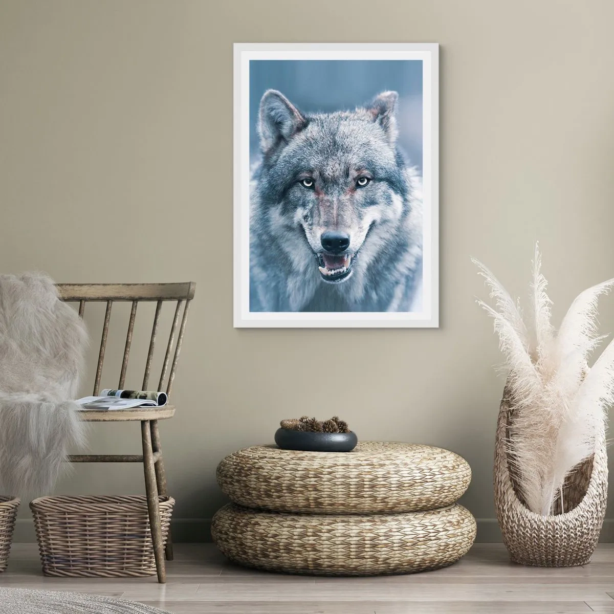 Plakat w białej ramie - Podejmiesz wyzwanie? - 30x40 cm