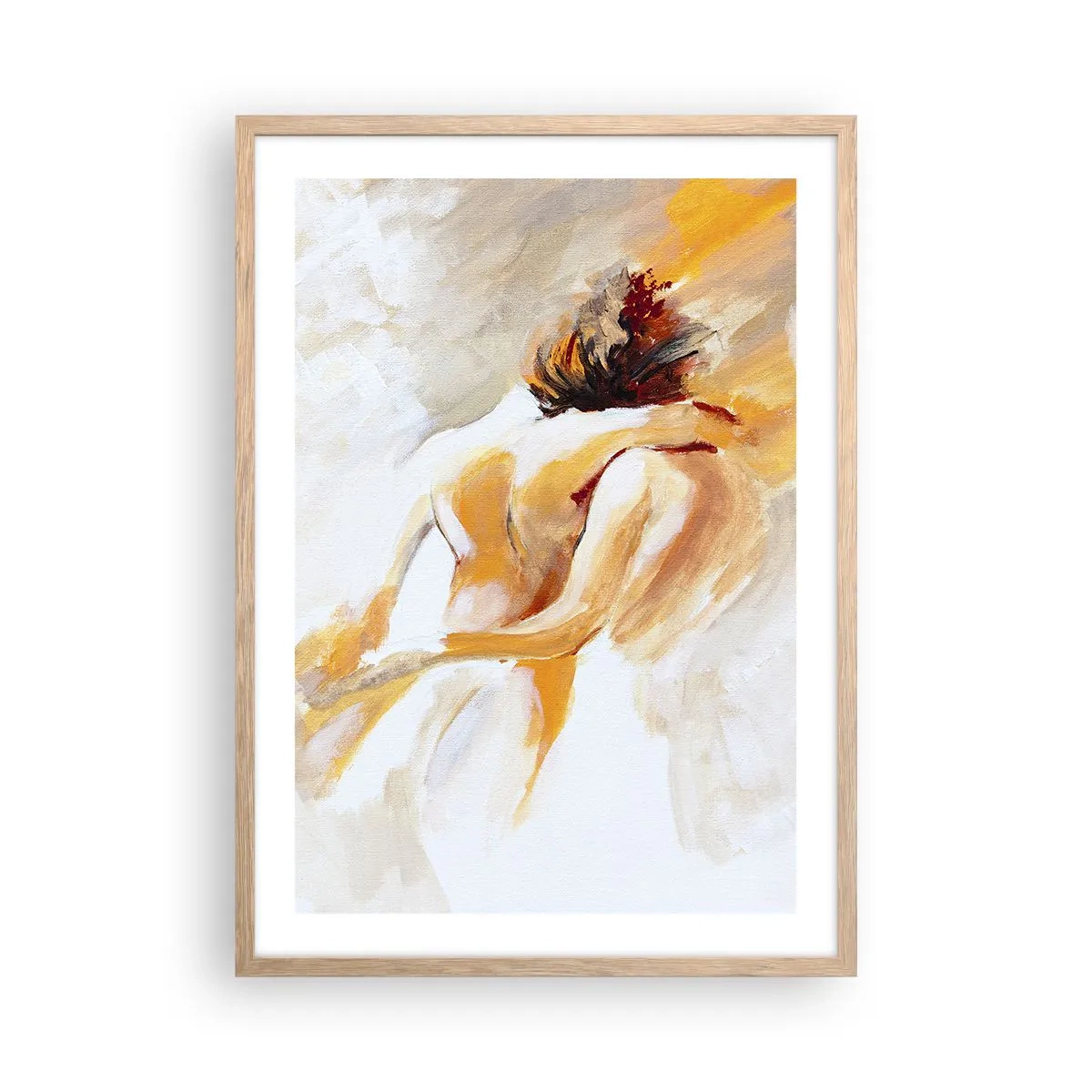 Plakat w ramie jasny dąb - W niebie bliskości - 50x70 cm