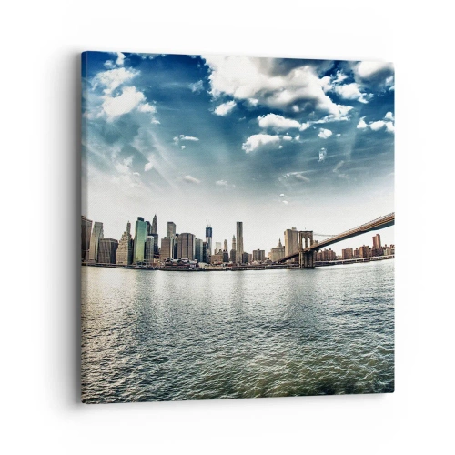 Obraz na płótnie - Szklana wyspa - 40x40 cm