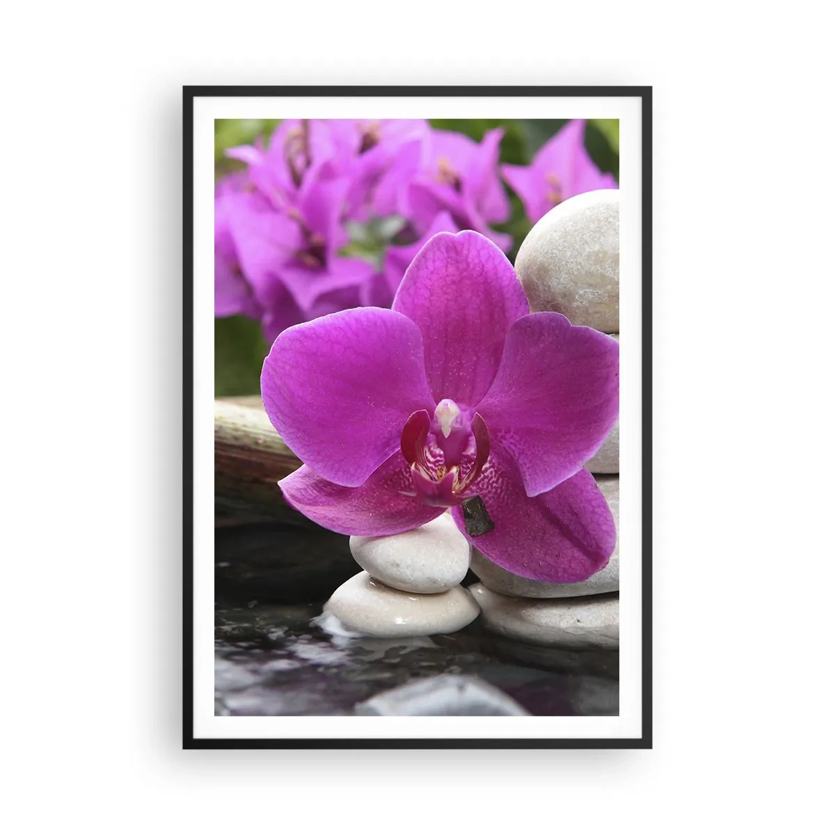 Plakat w czarnej ramie - Już odpoczywasz - 70x100 cm